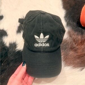 Adidas Black and Gray Cap